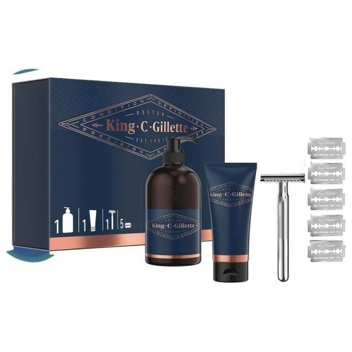 King C. Gillette Coffret de rasage Sûreté