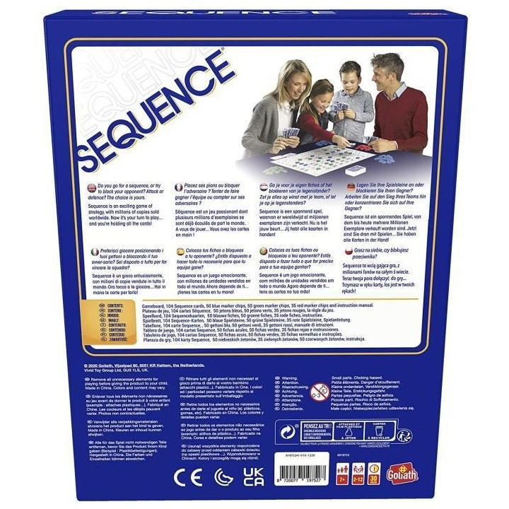 Goliath SEQUENCE Jeu de stratégie