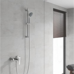 GROHE Ensemble de douche Vitalio Joy 110, pommeau de douche Vitalio Joy 3 jets, barre de 600mm, flexible tuyau 1750mm, 27333000