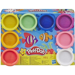 PLAY-DOH - 8 Pots de Pâte a modeler - Couleurs Arc -En -Ciel - 56 g c