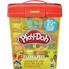 PLAY-DOH - Super boîte d'accessoires avec 8 couleurs de pâte PLAY-DOH - atoxique et plus de 20 outils