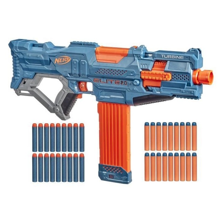 NERF - Elite 2.0 - Blaster motorisé Turbine CS -18 - 36 fléchettes N