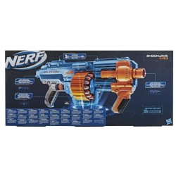 NERF - Elite 2.0 - Blaster Shockwave RD -15 - 30 fléchettes NERF - barillet rotatif 15 fléchettes - personnalisable