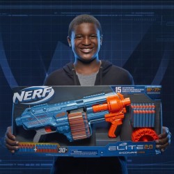 NERF - Elite 2.0 - Blaster Shockwave RD -15 - 30 fléchettes NERF - barillet rotatif 15 fléchettes - personnalisable