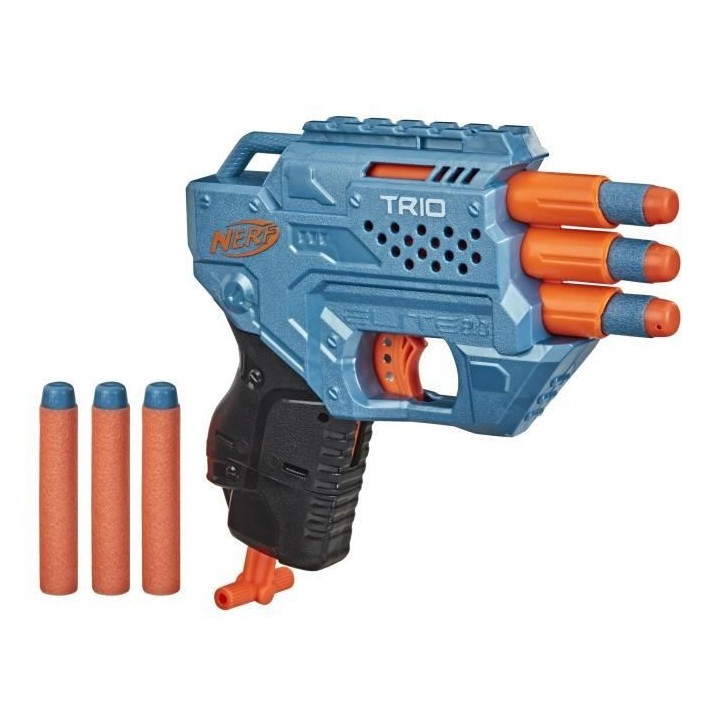 NERF - Elite 2.0 - Blaster Trio SD -3 inclut 6 fléchettes officielles