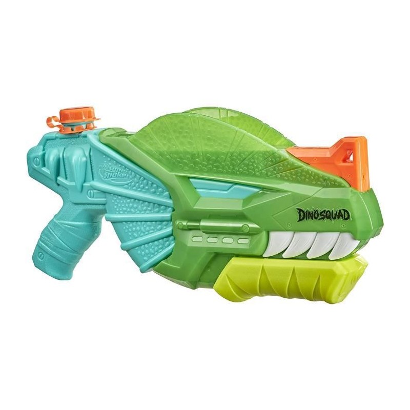 NERF SUPER SOAKER - DinoSquad - Blaster a eau Dino -Soak a pompe - jeux d'eau extérieurs pour s'arroser l'été