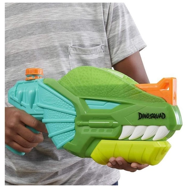 NERF SUPER SOAKER - DinoSquad - Blaster a eau Dino -Soak a pompe - jeu