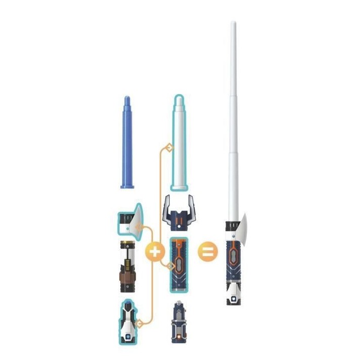 STAR WARS - Lightsaber Forge - Sabre laser d'Obi -Wan Kenobi a lame bl