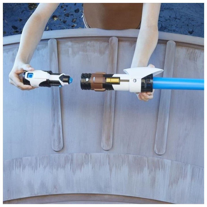 STAR WARS - Lightsaber Forge - Sabre laser d'Obi -Wan Kenobi a lame bl