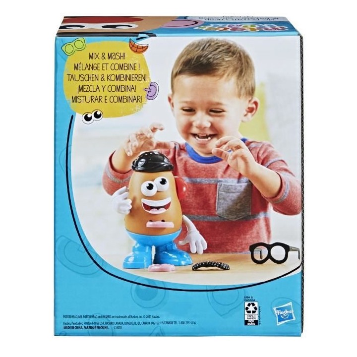 MONSIEUR PATATE - Jouet M. Patate - Classique pour enfants avec 13 pie