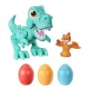 Play-Doh Dino Crew, Croque Dino, jouet pour enfants avec bruits de dinosaure, 3 oeufs Play-Doh pâte a modeler, a partir de 3 an