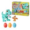 Play-Doh Dino Crew, Croque Dino, jouet pour enfants avec bruits de dinosaure, 3 oeufs Play-Doh pâte a modeler, a partir de 3 an