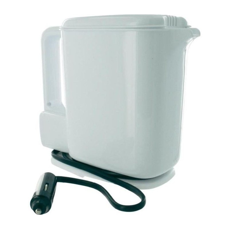 Bouilloire Électrique 12V 1 Litre 170W Blanc et Bleu