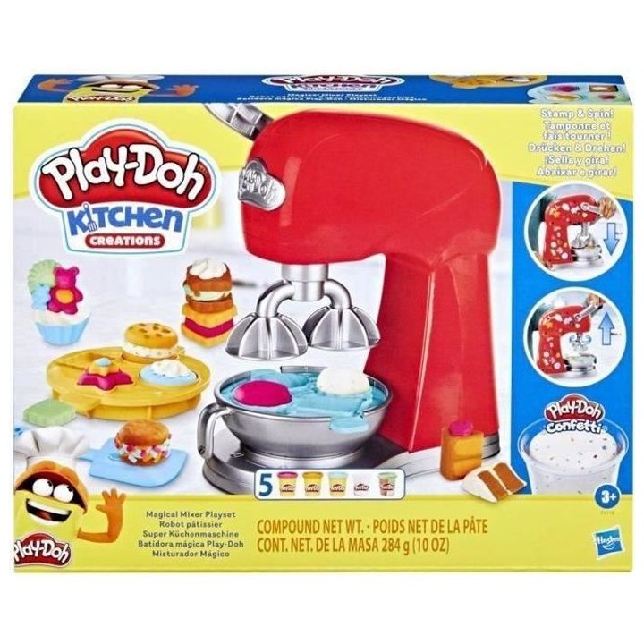 Play-Doh Kitchen Creations, Robot pâtissier, jouet de pâte a modeler