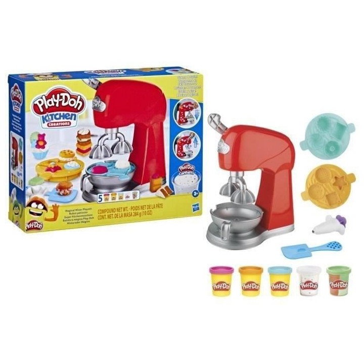Play-Doh Kitchen Creations, Robot pâtissier, jouet de pâte a modeler