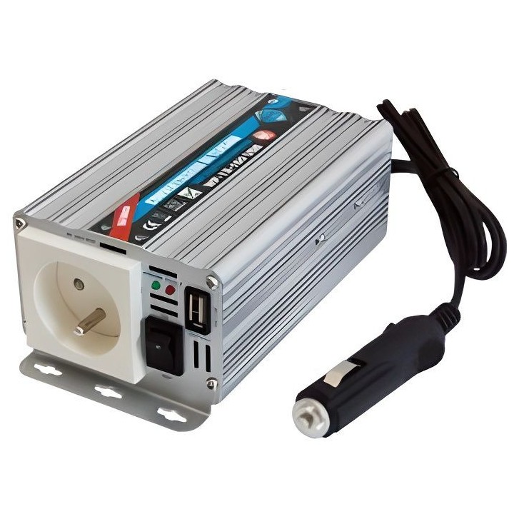 Convertisseur WP 12/220V 150W avec Prise USB