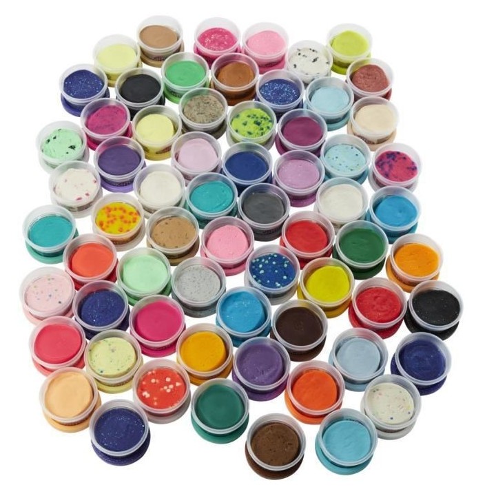 Play-Doh Coffret 65 ans, pack 65 pots de 28 grammes de pâte a modeler