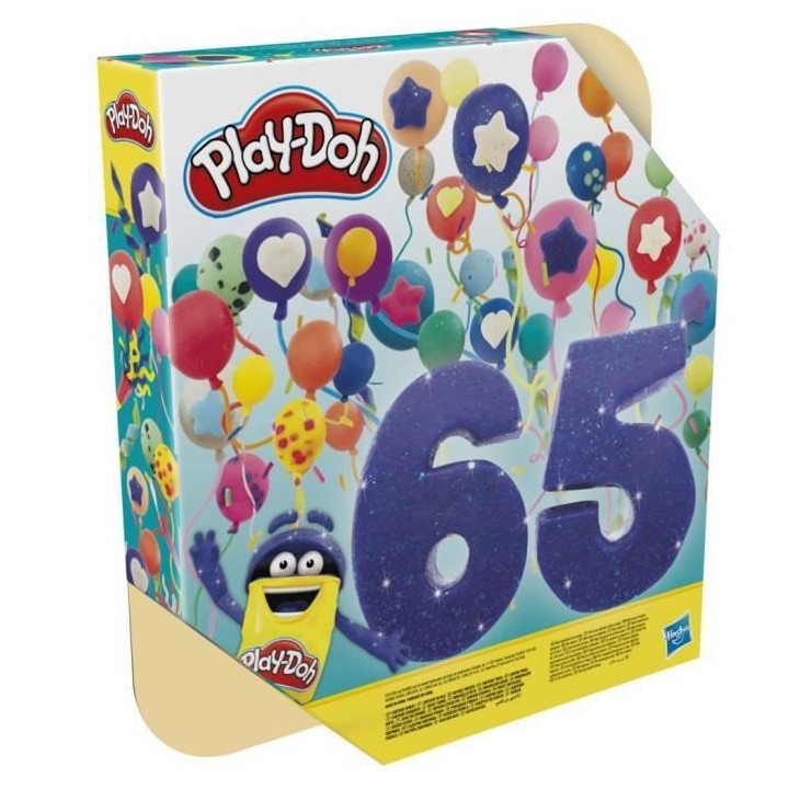 Play-Doh Coffret 65 ans, pack 65 pots de 28 grammes de pâte a modeler