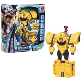 Transformers EarthSpark, figurine Spin Changer Bumblebee de 20 cm ave