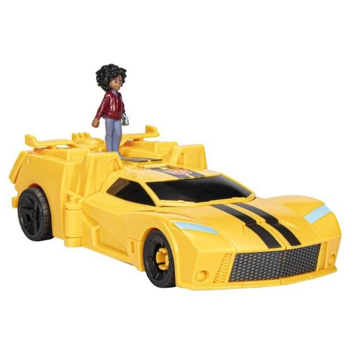 Transformers EarthSpark, figurine Spin Changer Bumblebee de 20 cm ave