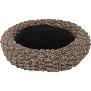 EUROPET BERNINA Panier Espresso ronde corde coton Duvo+ - Noir - Pour