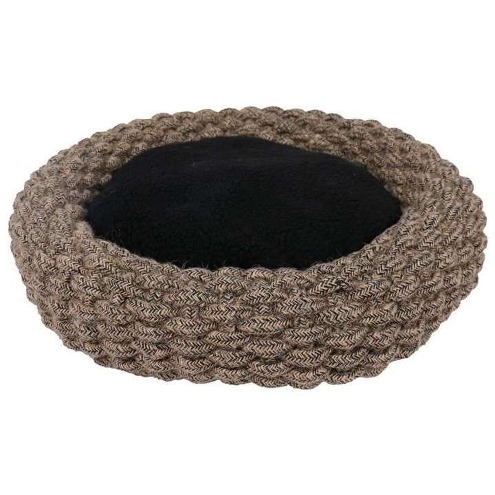 EUROPET BERNINA Panier Espresso ronde corde coton Duvo+ - Noir - Pour