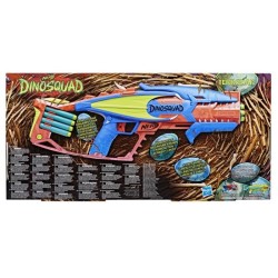 Nerf DinoSquad Terrodak, jeu d'extérieur pour enfants, 12 fléchettes Nerf Elite, blaster Nerf en forme de dinosaure