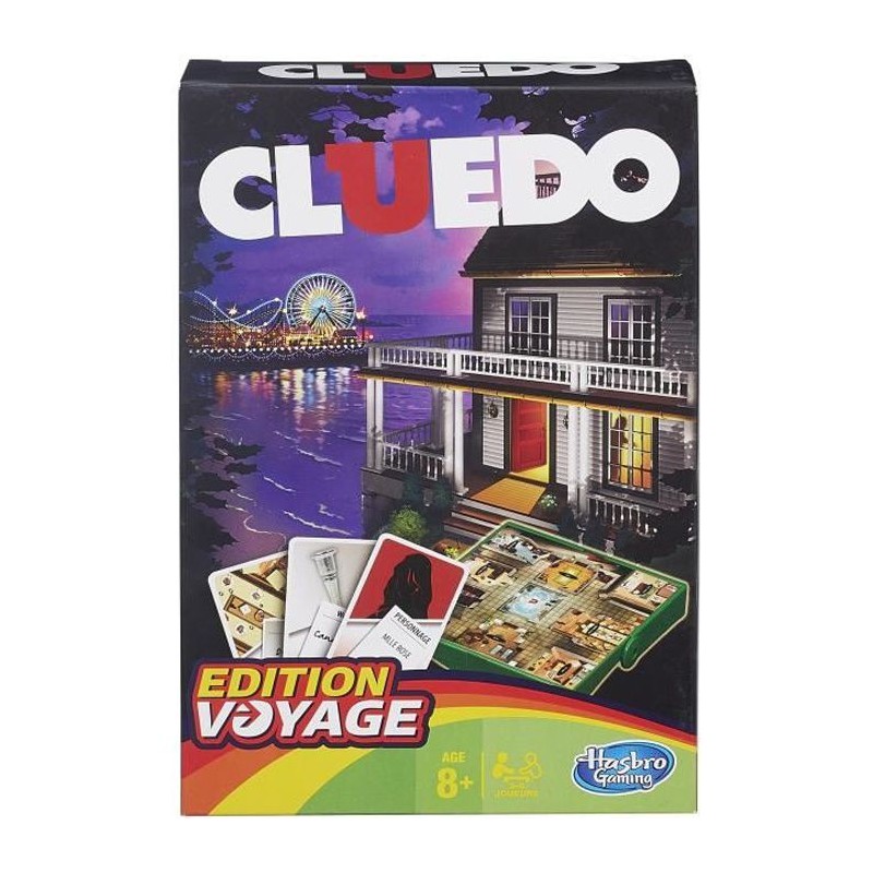 Cluedo - Jeu de Voyage - Jeu de société - Hasbro Cluedo - Version française