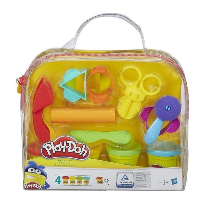 PLAY-DOH - Mon Premier Kit avec 4 Pots de Pâte a modeler