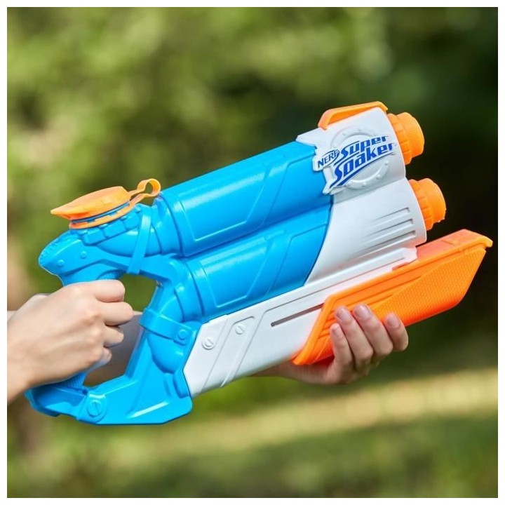 NERF SUPER SOAKER - TwinTide - Pistolet a Eau avec reservoir de 975 ml