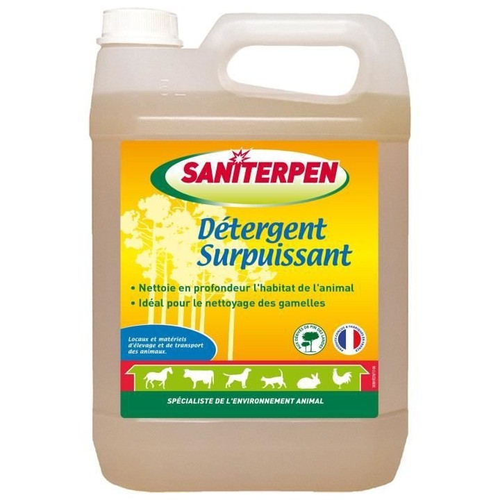 SANITERPEN - Détergent Surpuissant 5L.