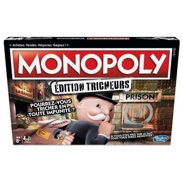 MONOPOLY - Tricheurs - Jeu de societe - Jeu de plateau - Version franc