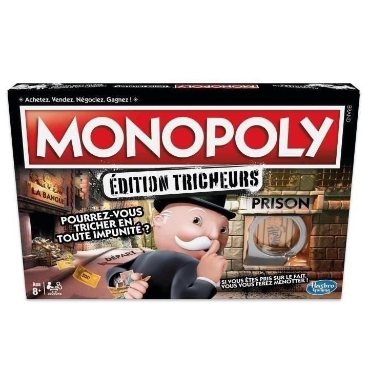 MONOPOLY - Tricheurs - Jeu de societe - Jeu de plateau - Version franc