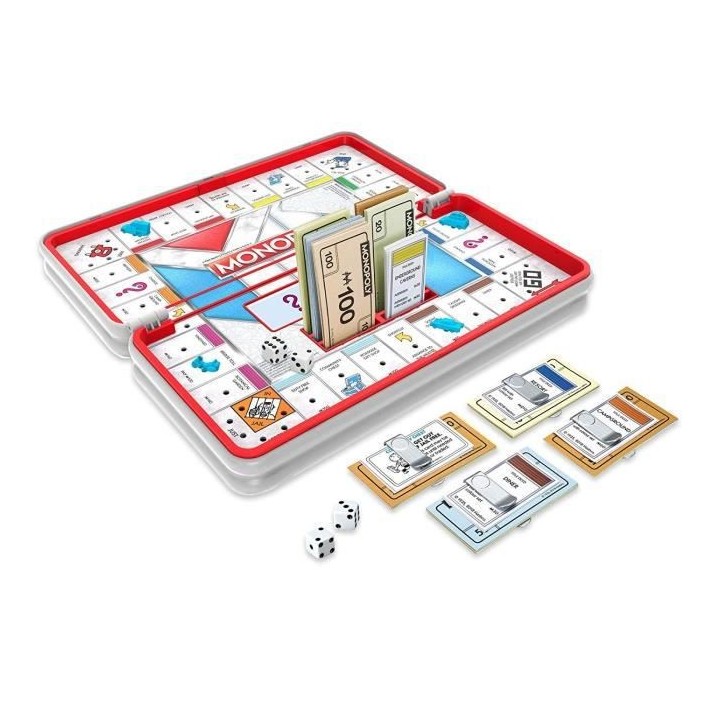 MONOPOLY - Jeu de Societe Road Trip - Jeu de voyage