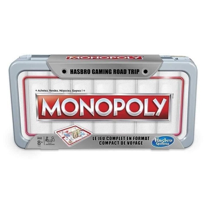 MONOPOLY - Jeu de Societe Road Trip - Jeu de voyage