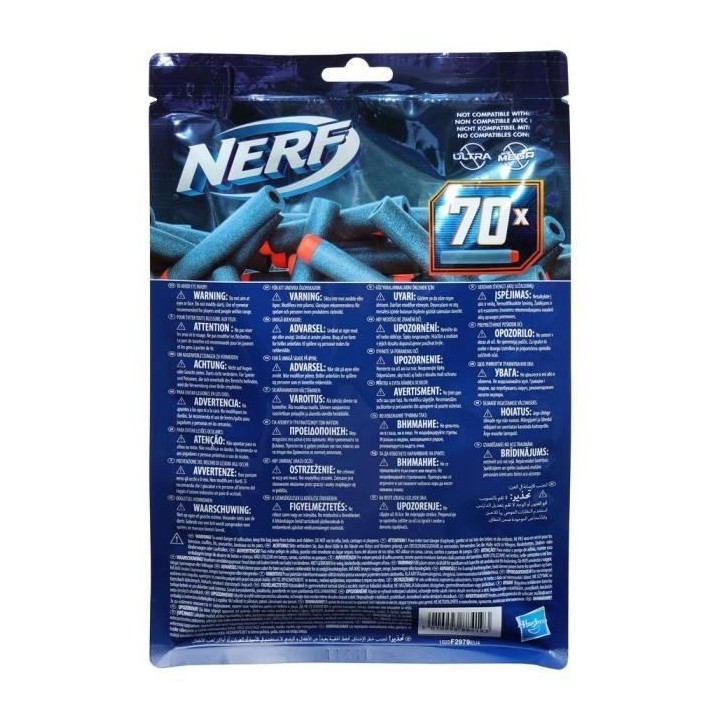 NERF - Elite 2.0 - Recharge de 70 fléchettes en mousse Nerf Elite 2.0