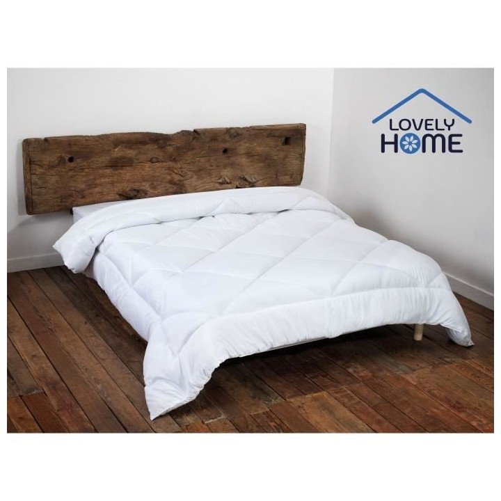 Couette anti-Acariens LOVELY HOME - 350g - 140 x 200 cm - Blanc