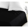 LOVELY HOME Drap Plat 100% coton 240x300 cm noir