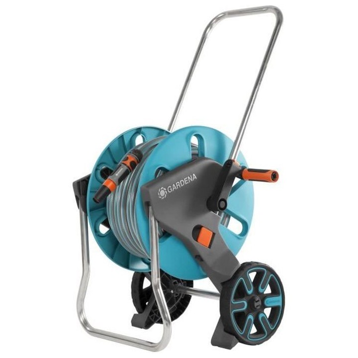 GARDENA Dévidoir CleverRoll taille M équipé – Longueur max 50m
