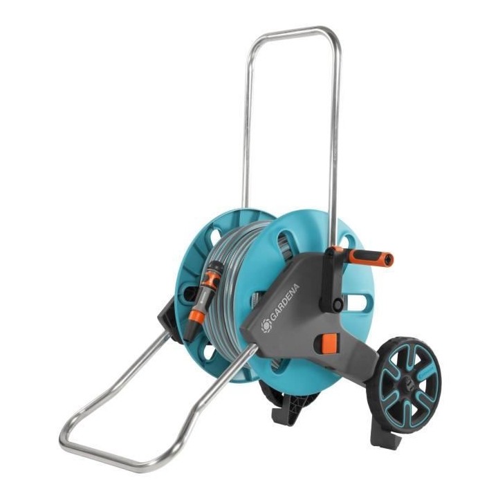 GARDENA Dévidoir CleverRoll taille M équipé – Longueur max 50m