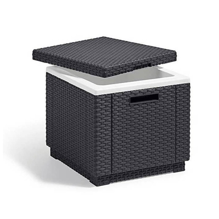 Allibert by KETER - Ice Cube - Table isotherme - en résine - Gris gra