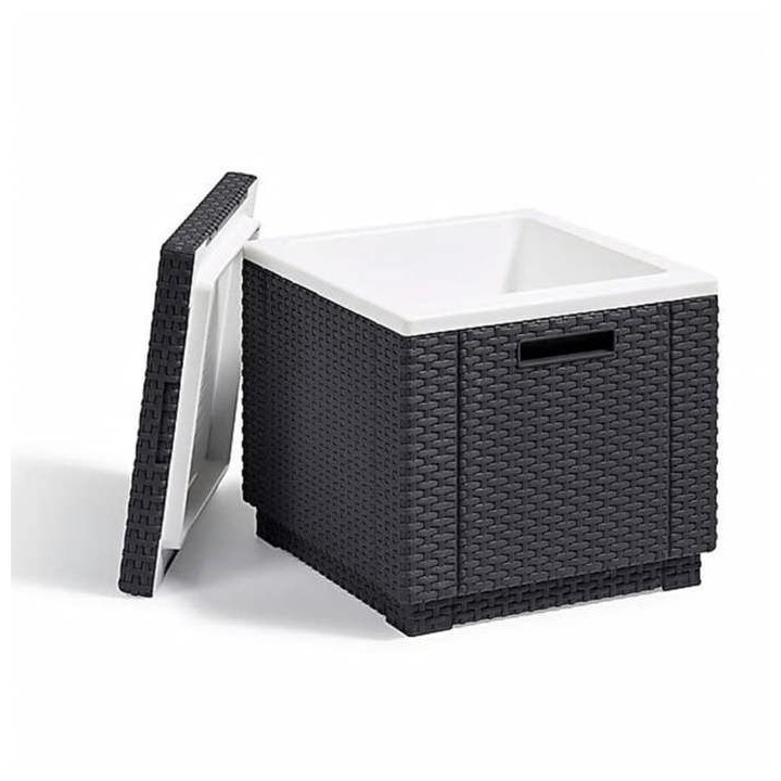 Allibert by KETER - Ice Cube - Table isotherme - en résine - Gris gra