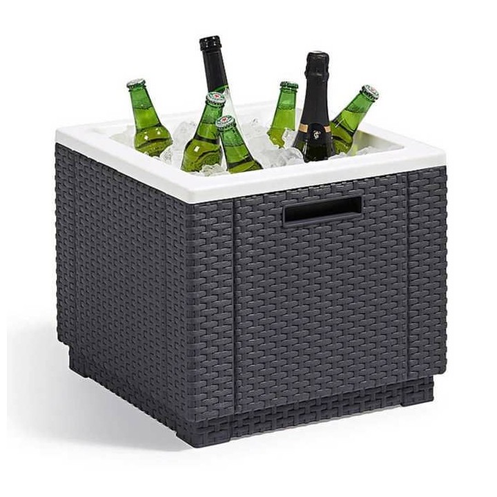 Allibert by KETER - Ice Cube - Table isotherme - en résine - Gris gra