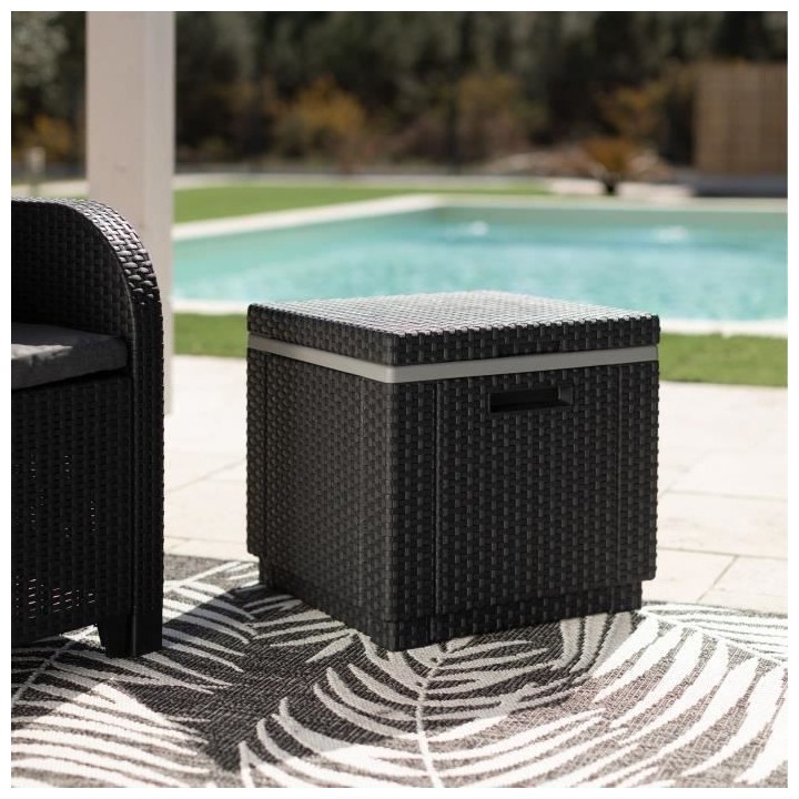 Allibert by KETER - Ice Cube - Table isotherme - en résine - Gris gra