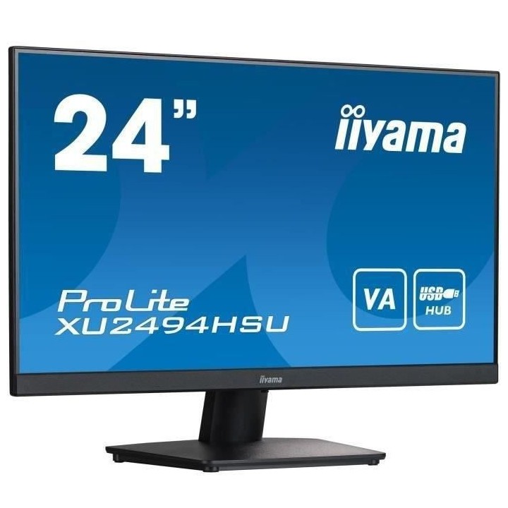 Ecran PC - IIYAMA ProLite XU2494HSU-B2 - 24 FHD - Dalle VA - 4 ms - 75