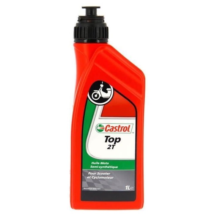 CASTROL Huile-Additif Top 2T - Semi-synthetique / 1L
