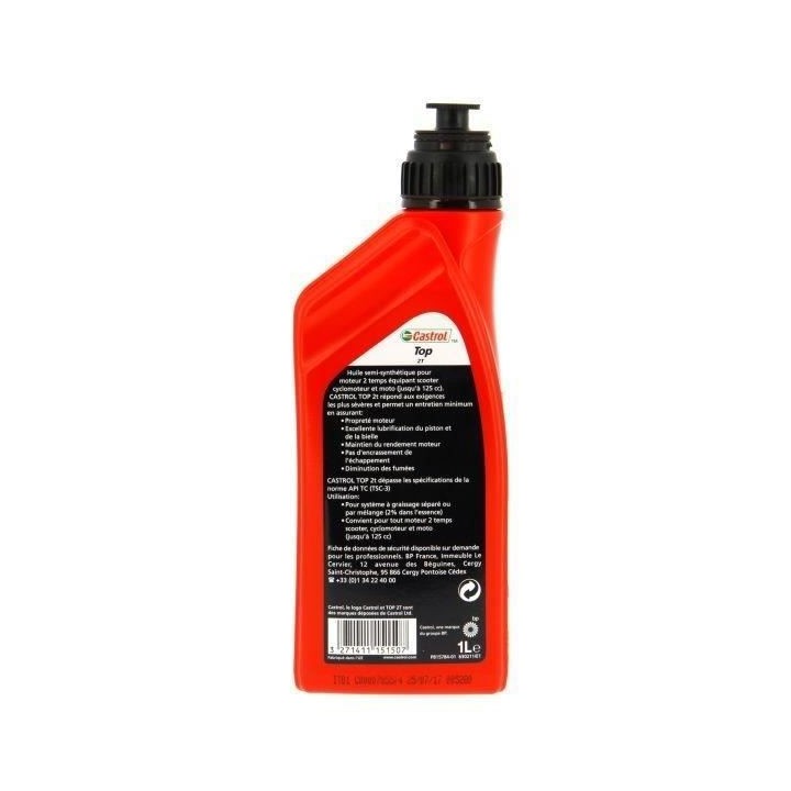 CASTROL Huile-Additif Top 2T - Semi-synthetique / 1L
