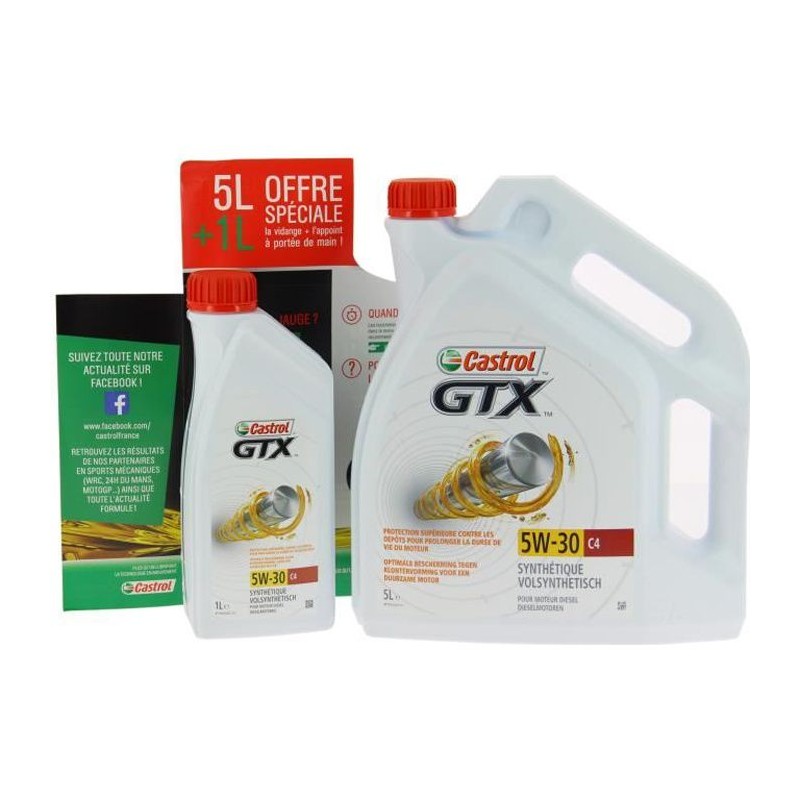 CASTROL GTX 5W-30 C4 5L+1L