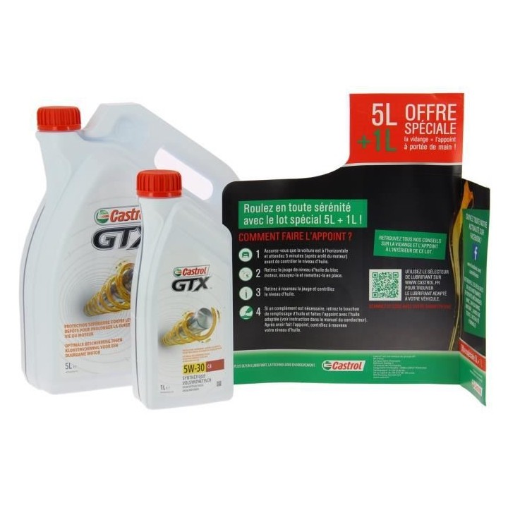 CASTROL GTX 5W-30 C4 5L+1L