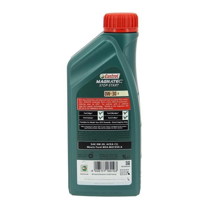 CASTROL Huile moteur Magnatec S& 0W-30 D 1L